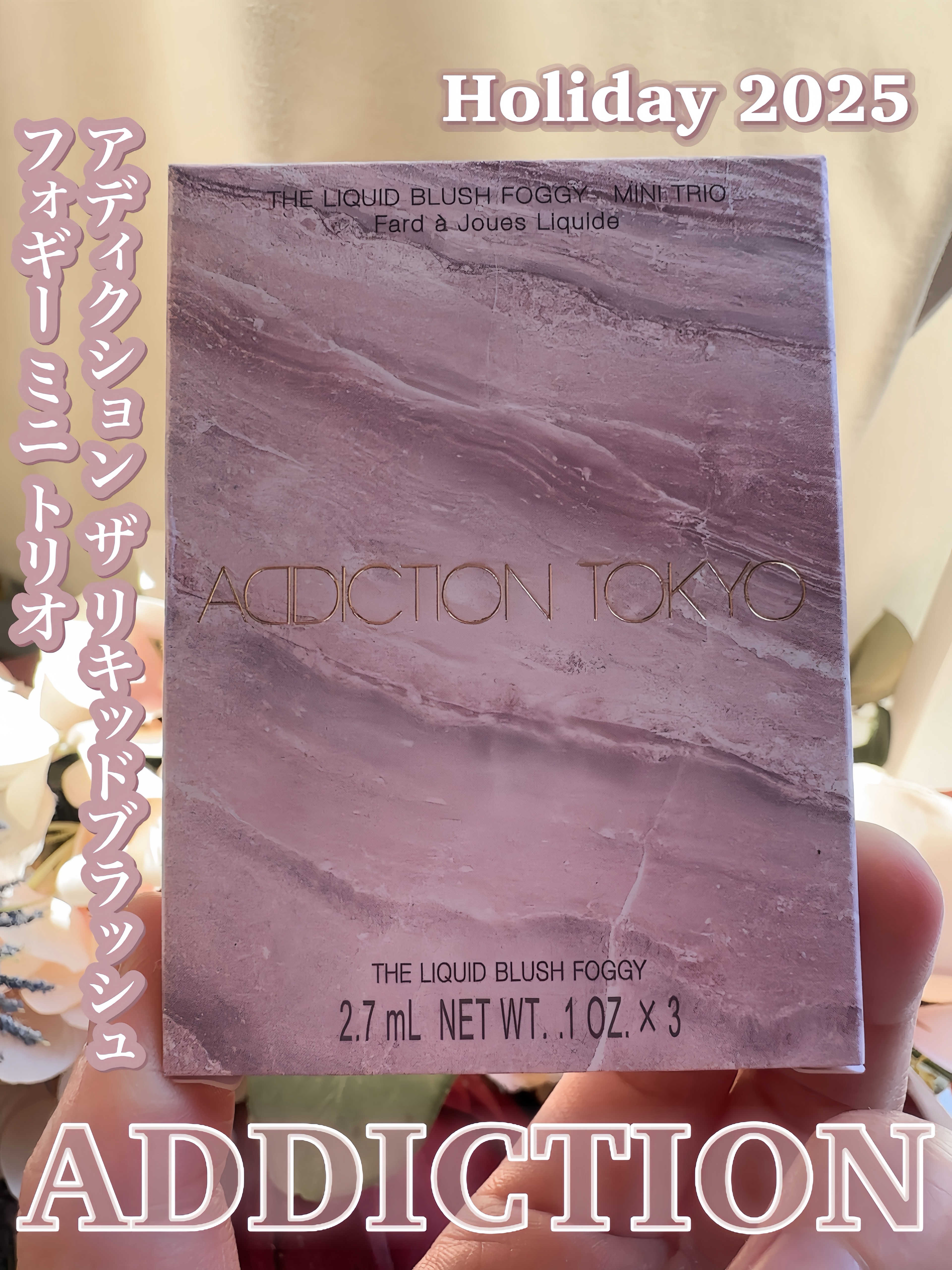 アディクション ザ リキッドブラッシュ フォギー ミニ トリオ/ADDICTION/メイクアップキットを使ったクチコミ（2枚目）