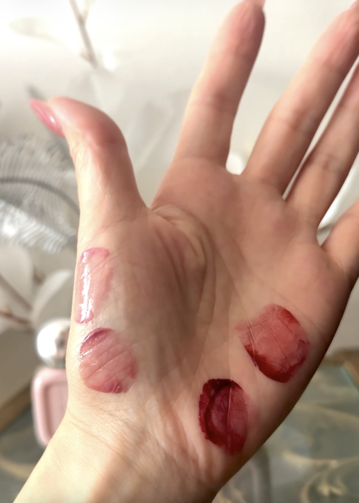 デュー ドロップ ティント/Coralhaze/リップティントを使ったクチコミ（3枚目）