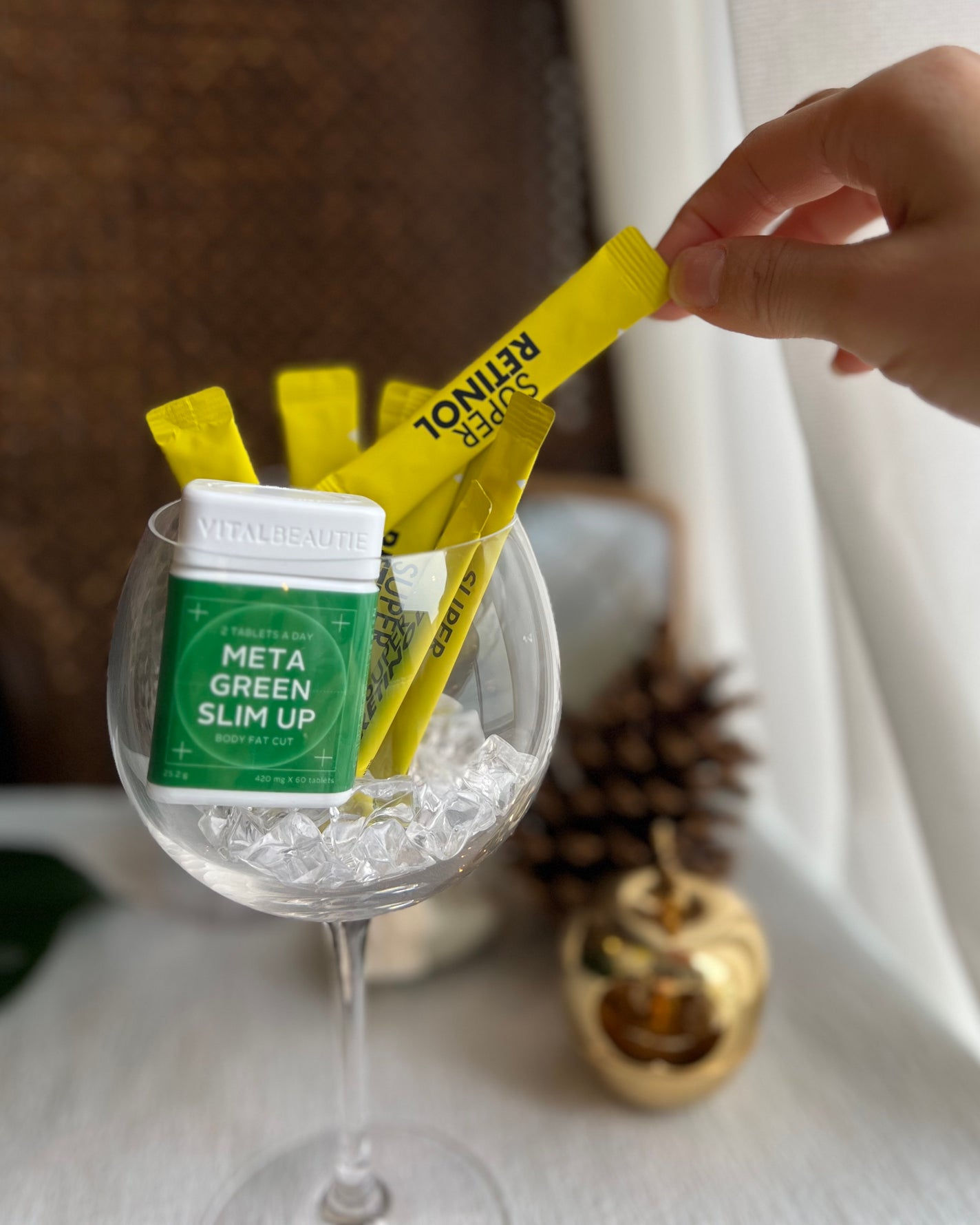 メタグリーンスリムアップ/VITALBEAUTIE/ボディサプリメントを使ったクチコミ(5枚目)