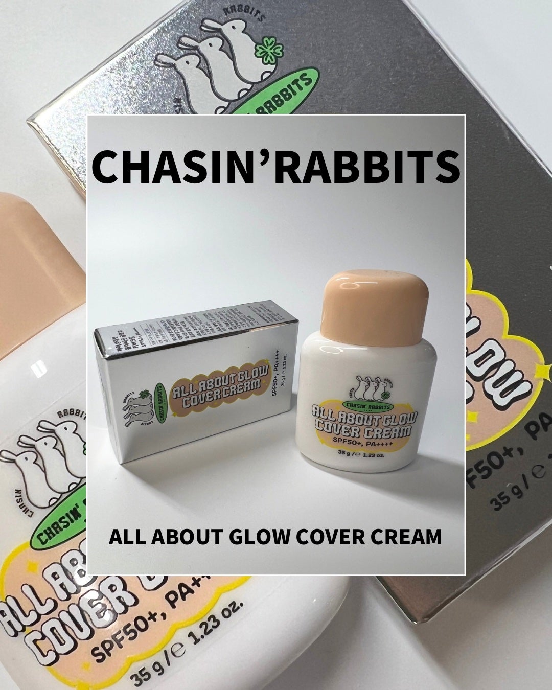 オールアバウトグロウカバークリーム/CHASIN'RABBITS/日焼け止めクリームを使ったクチコミ(1枚目)