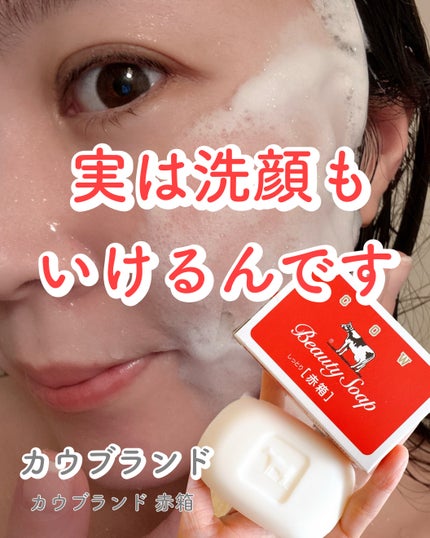 赤箱 (しっとり)/カウブランド/洗顔石鹸を使ったクチコミ(1枚目)