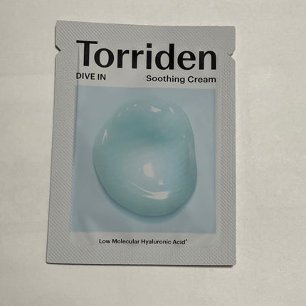ダイブインスージングクリーム/Torriden/フェイスクリームを使ったクチコミ(1枚目)