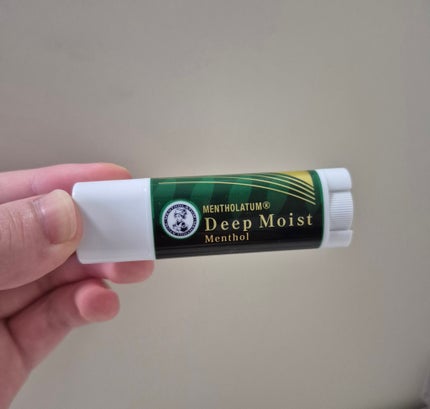 ディープモイスト メントール/メンソレータム/リップクリームを使ったクチコミ(1枚目)
