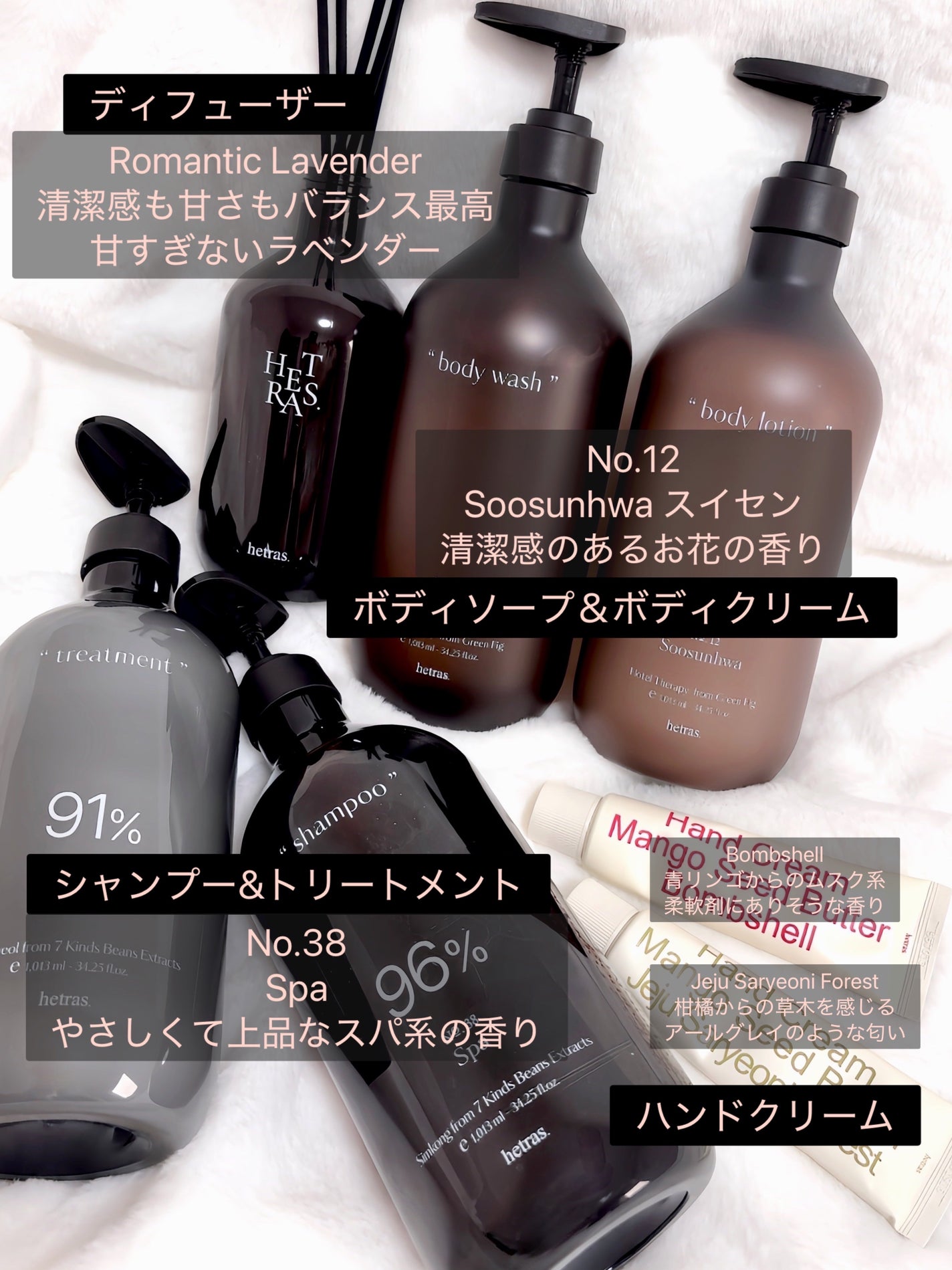 すろーむ on LIPS 「ヘトラスって、香りの種類多くて選べないって人に見てほしくて…ア..」(1枚目)