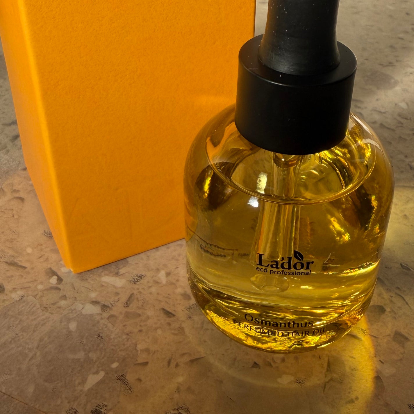 パフュームヘアオイル オスマンサス/La'dor/ヘアオイルを使ったクチコミ(1枚目)