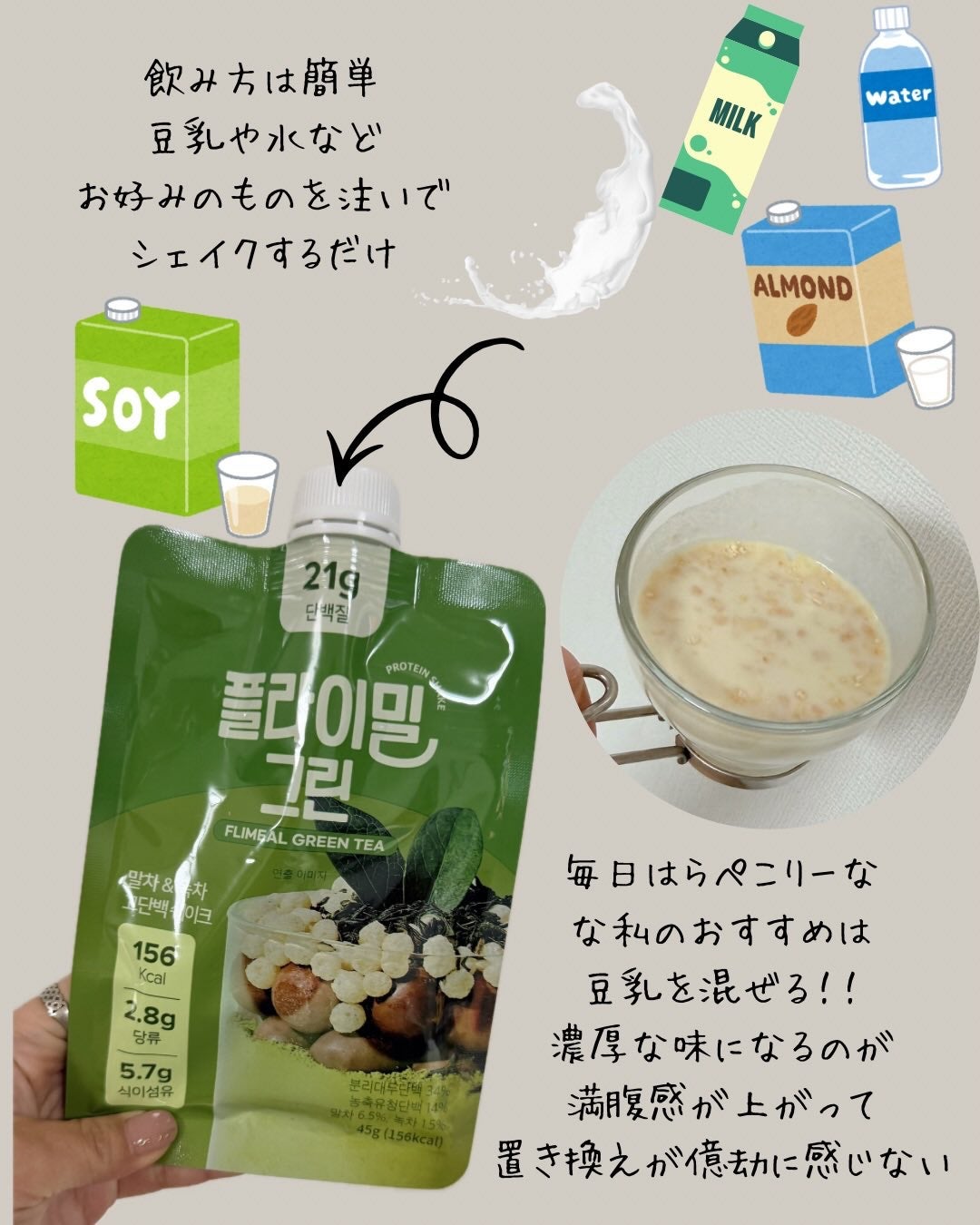 FLIMEAL プロテインシェイク/FLIMEAL/その他プロテインを使ったクチコミ(4枚目)