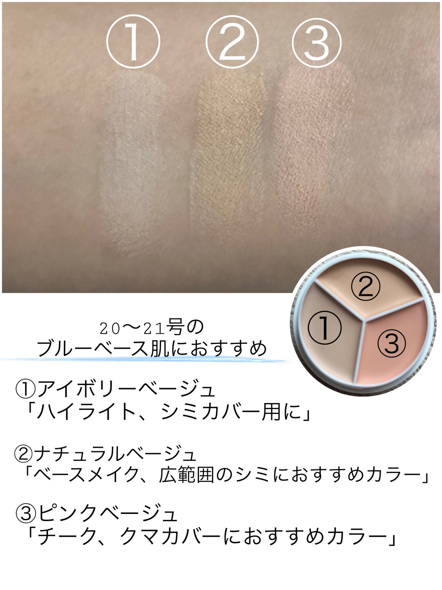 カバーアッププロコンシーラー/TFIT/パレットコンシーラーを使ったクチコミ(2枚目)