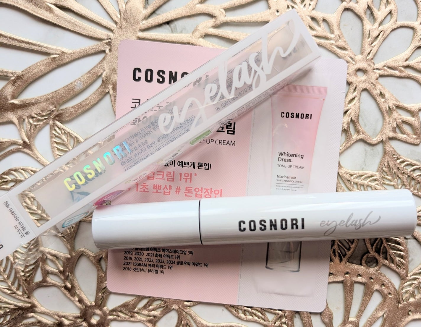 ホワイトニングドレストーンアップクリーム/COSNORI/化粧下地を使ったクチコミ(1枚目)