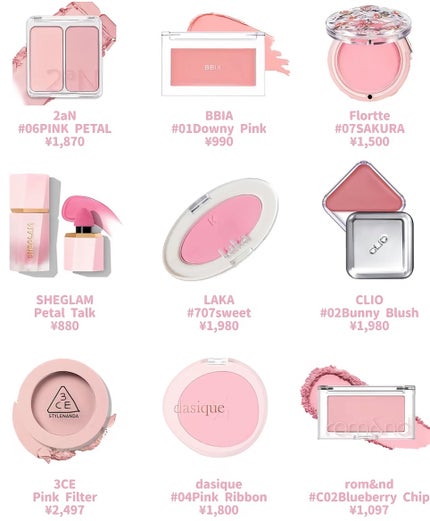 3CE フェイスブラッシュ/3CE/パウダーチークを使ったクチコミ(1枚目)