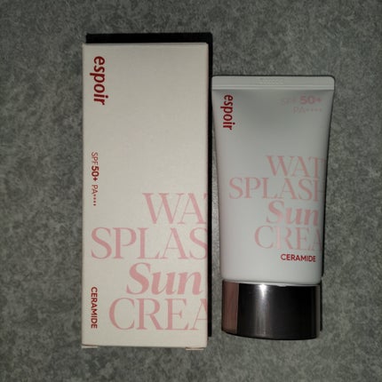 ウォータースプラッシュサンクリーム セラミド/espoir/日焼け止めクリームを使ったクチコミ(1枚目)