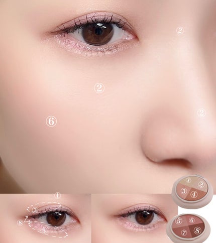 マルチクアッドシャドウ/dasique/パウダーアイシャドウを使ったクチコミ(3枚目)