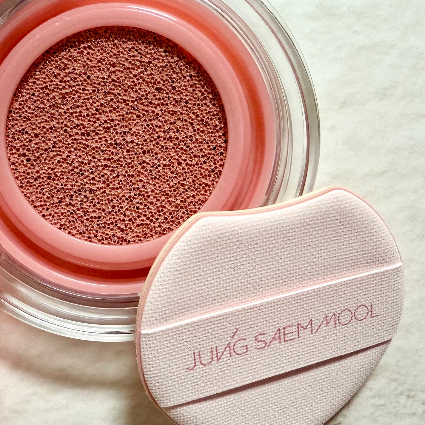 アーティストクッションブラッシュ/JUNG SAEM MOOL/リキッドチークを使ったクチコミ(2枚目)