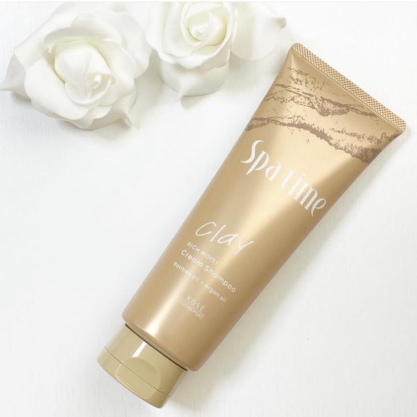 スパタイム クリームシャンプー (リッチモイスト)/Spa time/市販シャンプーを使ったクチコミ(1枚目)