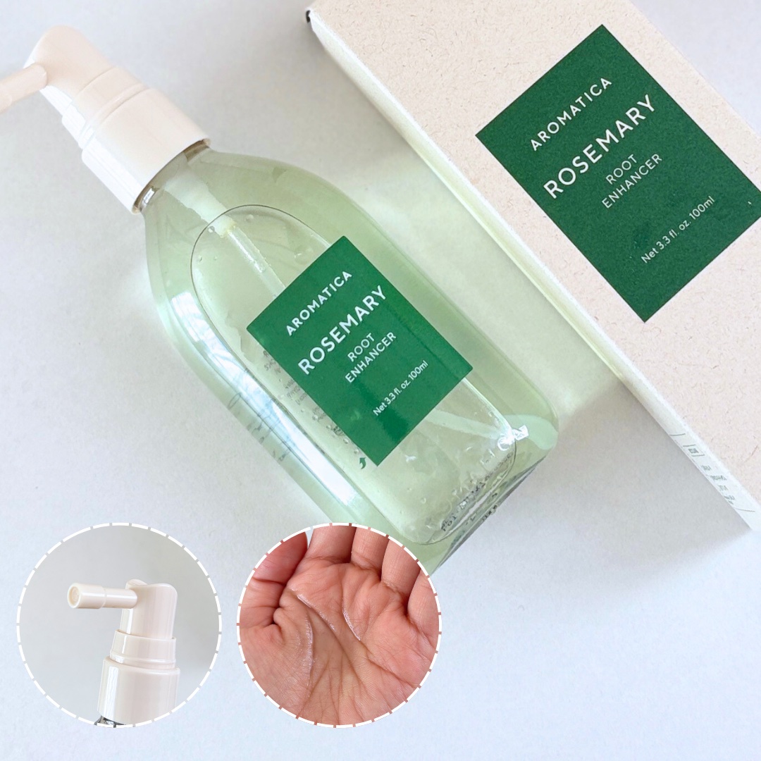 ローズマリールートエンハンサー/AROMATICA/頭皮ローションを使ったクチコミ（3枚目）