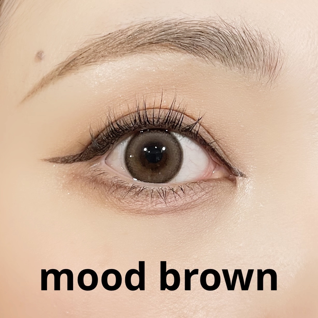 Moodnight 1Month/OLENS/カラーコンタクトレンズを使ったクチコミ（2枚目）