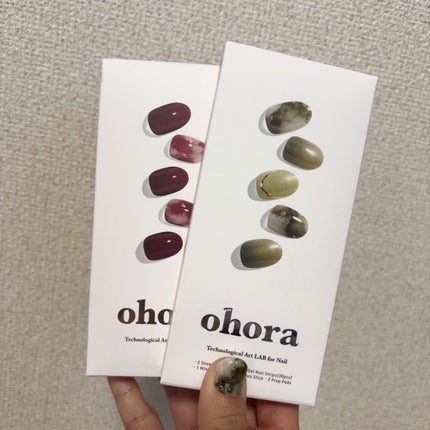 セミキュアジェルネイル(ハンド)/ohora/ネイルシールを使ったクチコミ(7枚目)