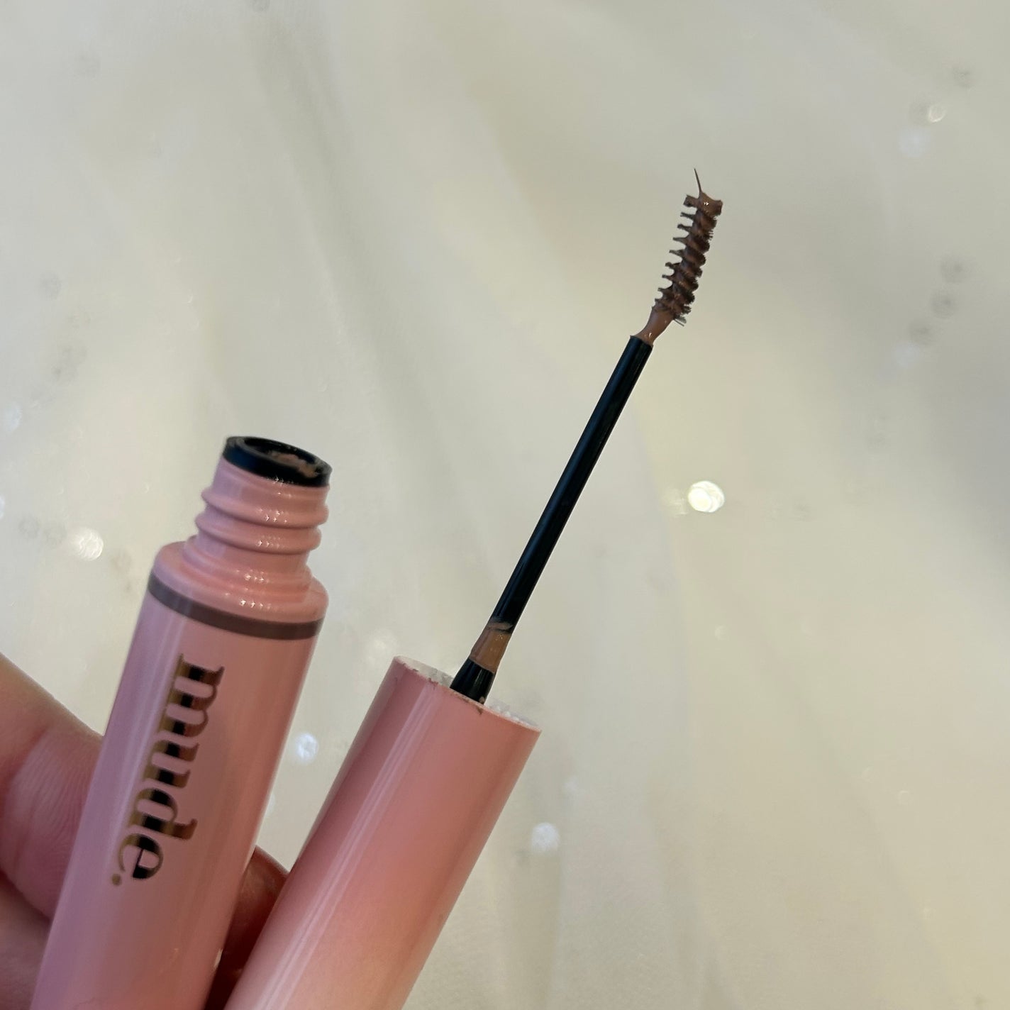 インスパイアスキニーブロウカラ/mude/眉マスカラを使ったクチコミ(5枚目)