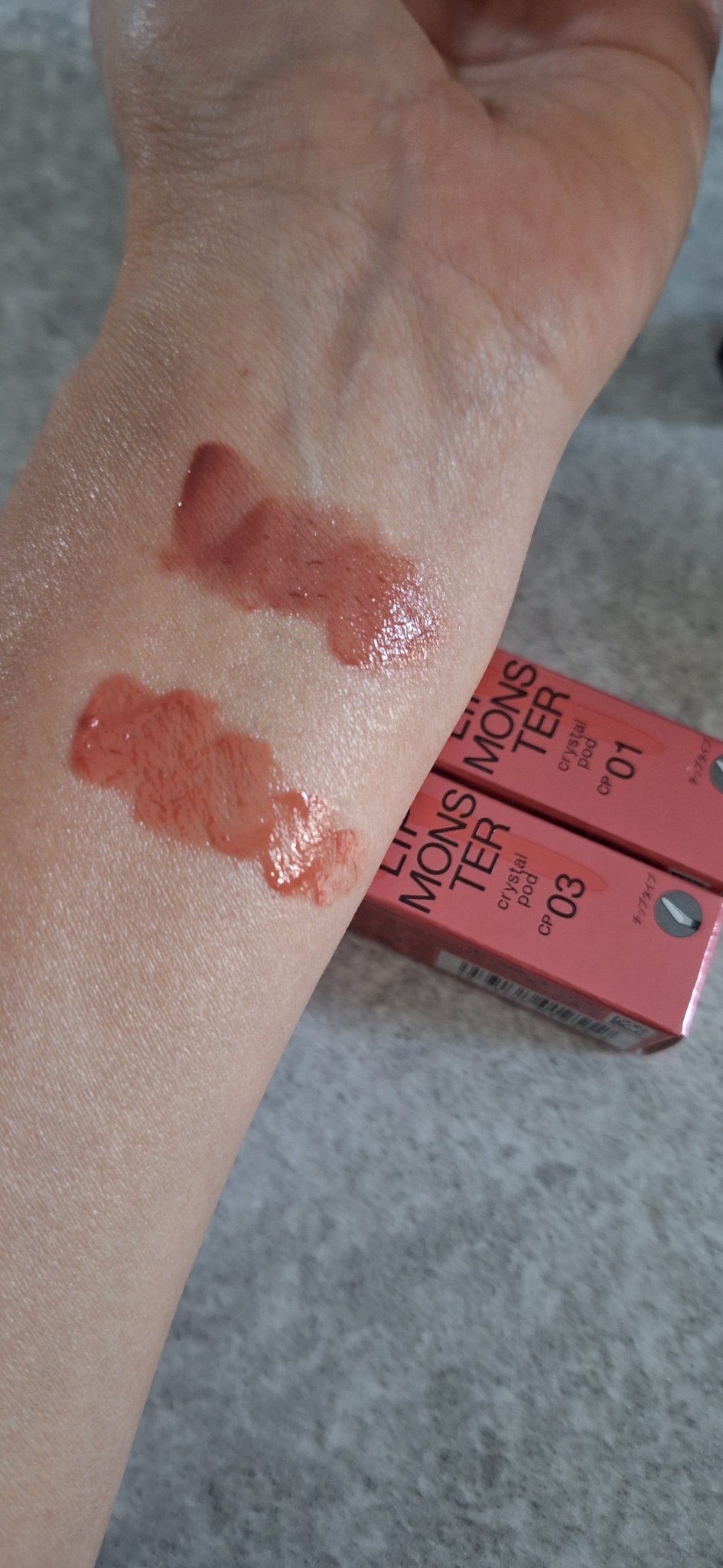 ケイト リップモンスター クリスタルポッド/KATE/口紅を使ったクチコミ（2枚目）