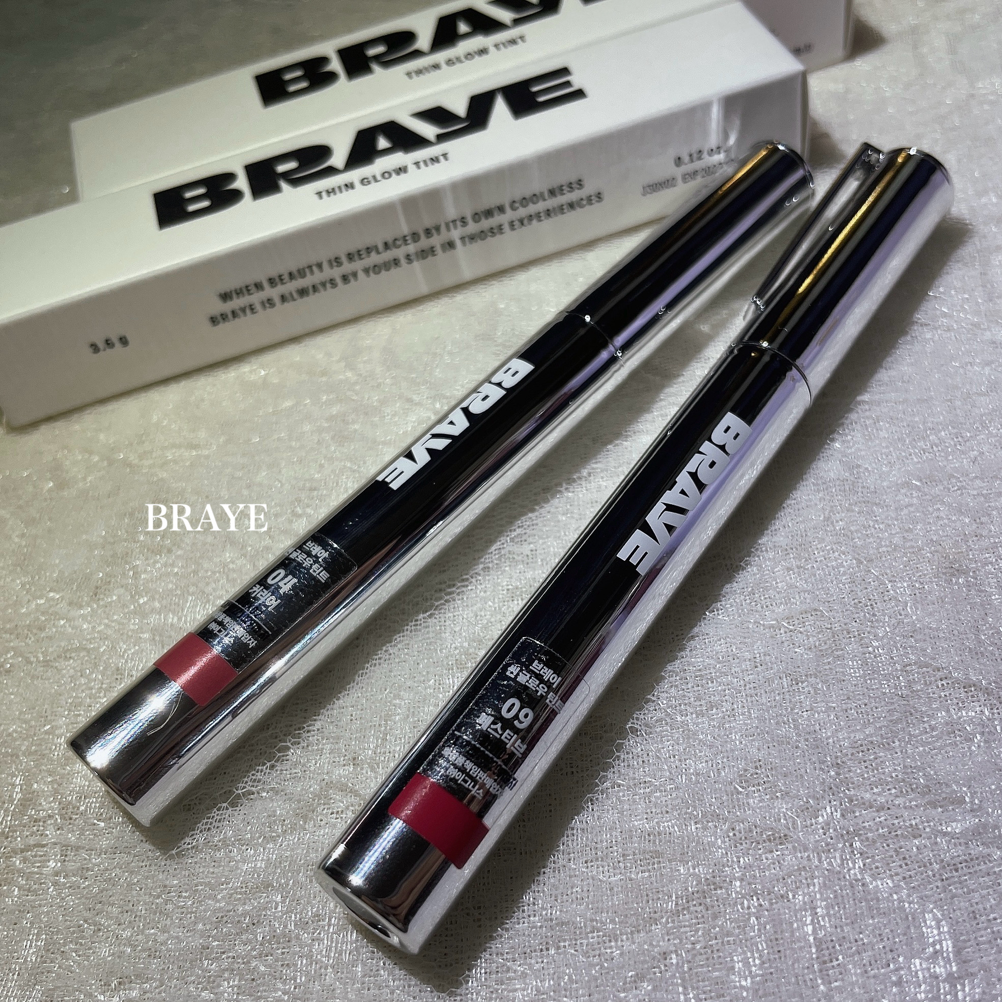 THIN GLOW TINT/BRAYE/口紅を使ったクチコミ（1枚目）