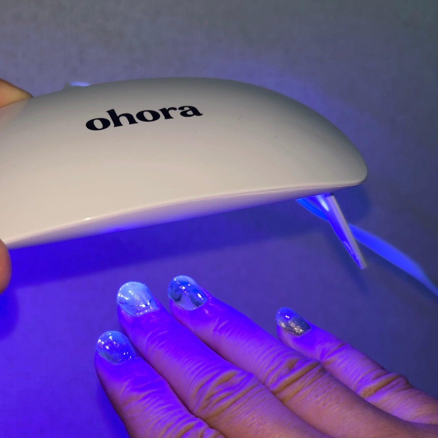 セミキュアジェルネイル(ハンド)/ohora/ネイルシールを使ったクチコミ(4枚目)