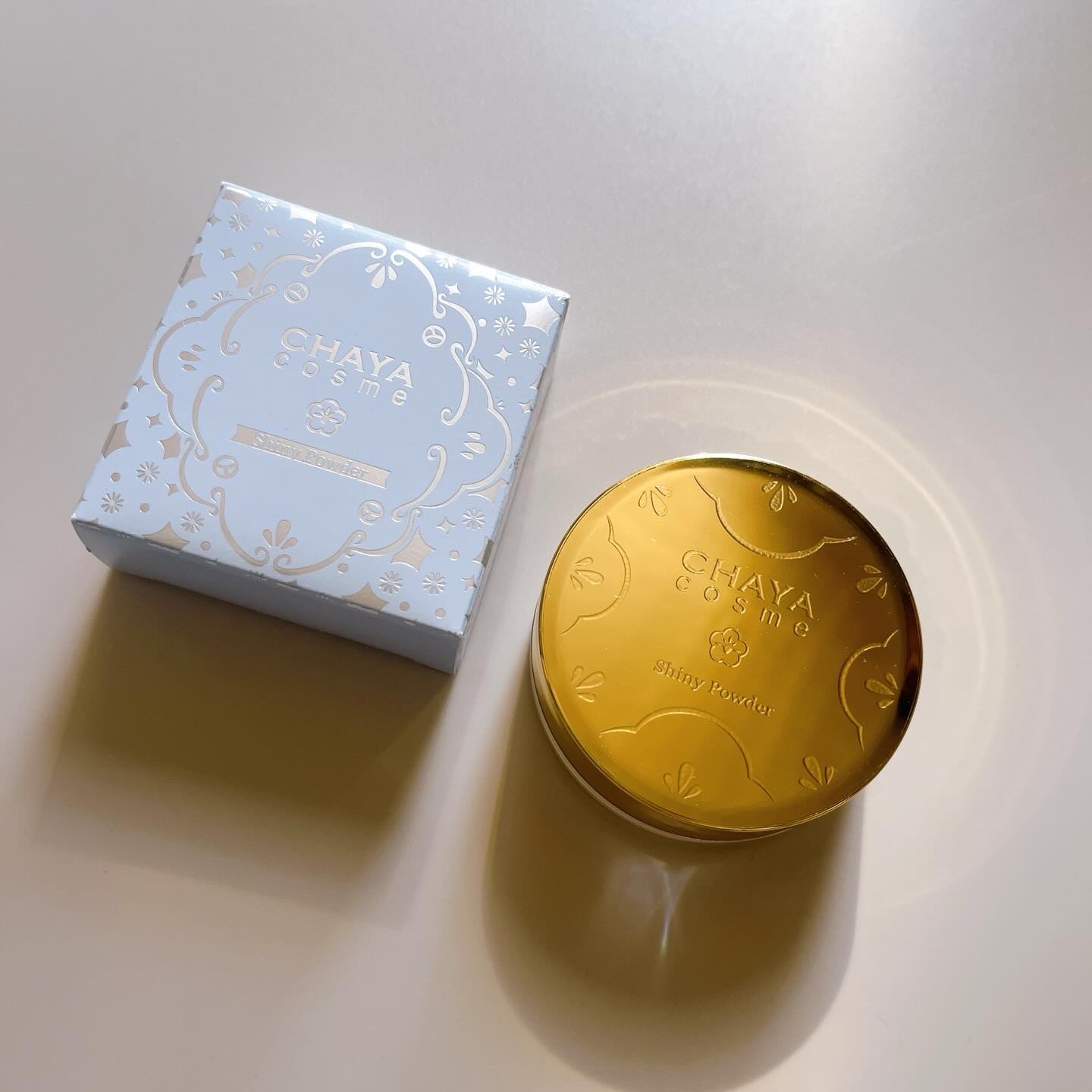 シャイニーパウダー/CHAYA cosme/ルースパウダーを使ったクチコミ（1枚目）