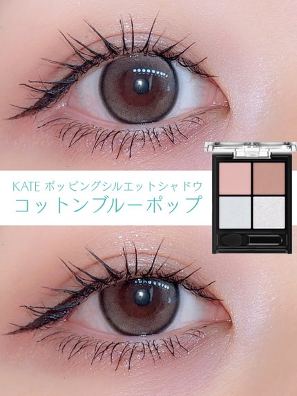 ケイト ポッピングシルエットシャドウ/KATE/アイシャドウパレットを使ったクチコミ(1枚目)