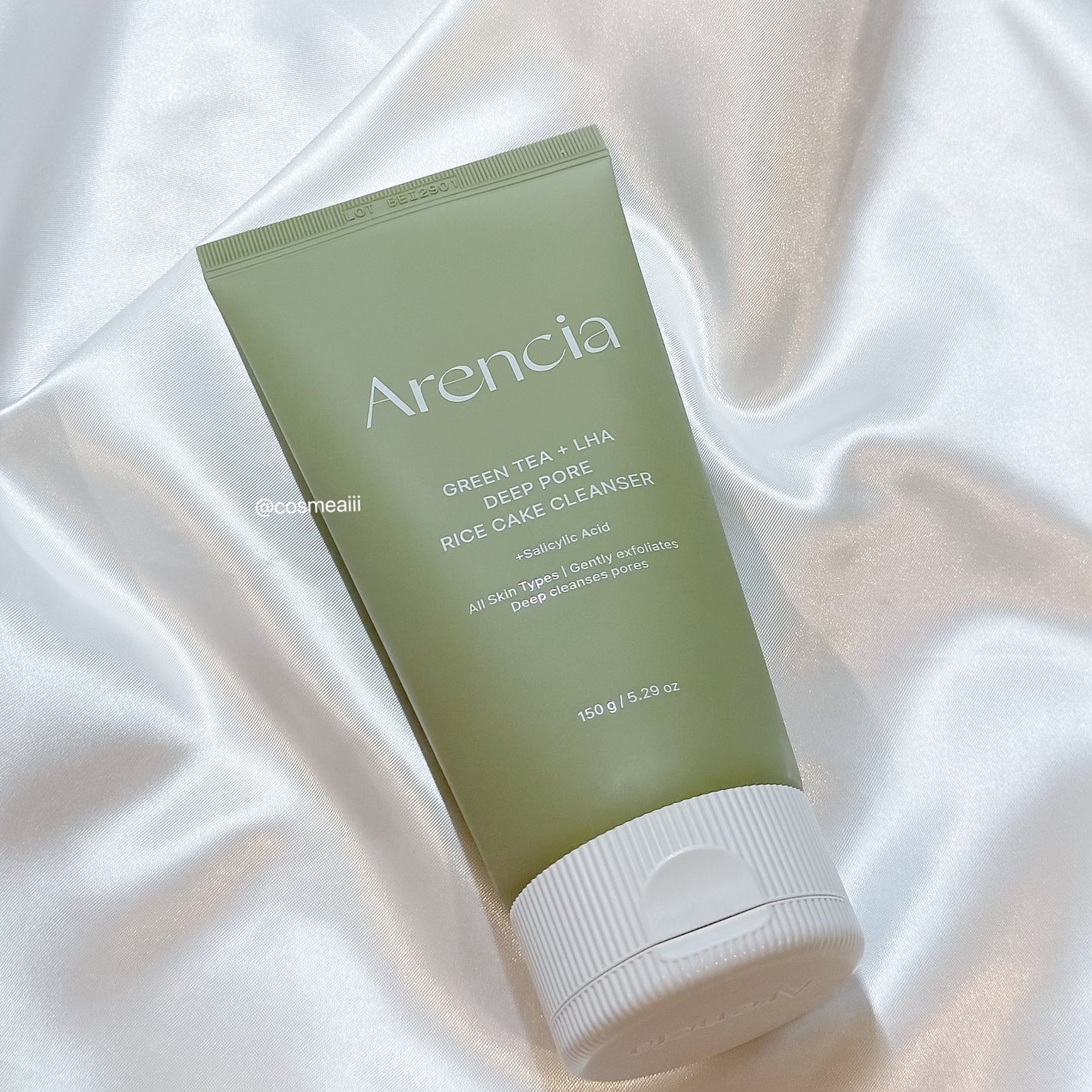 グリーンティー LHA ディープポアもちソープクレンザー /アレンシア/洗顔フォームを使ったクチコミ(2枚目)
