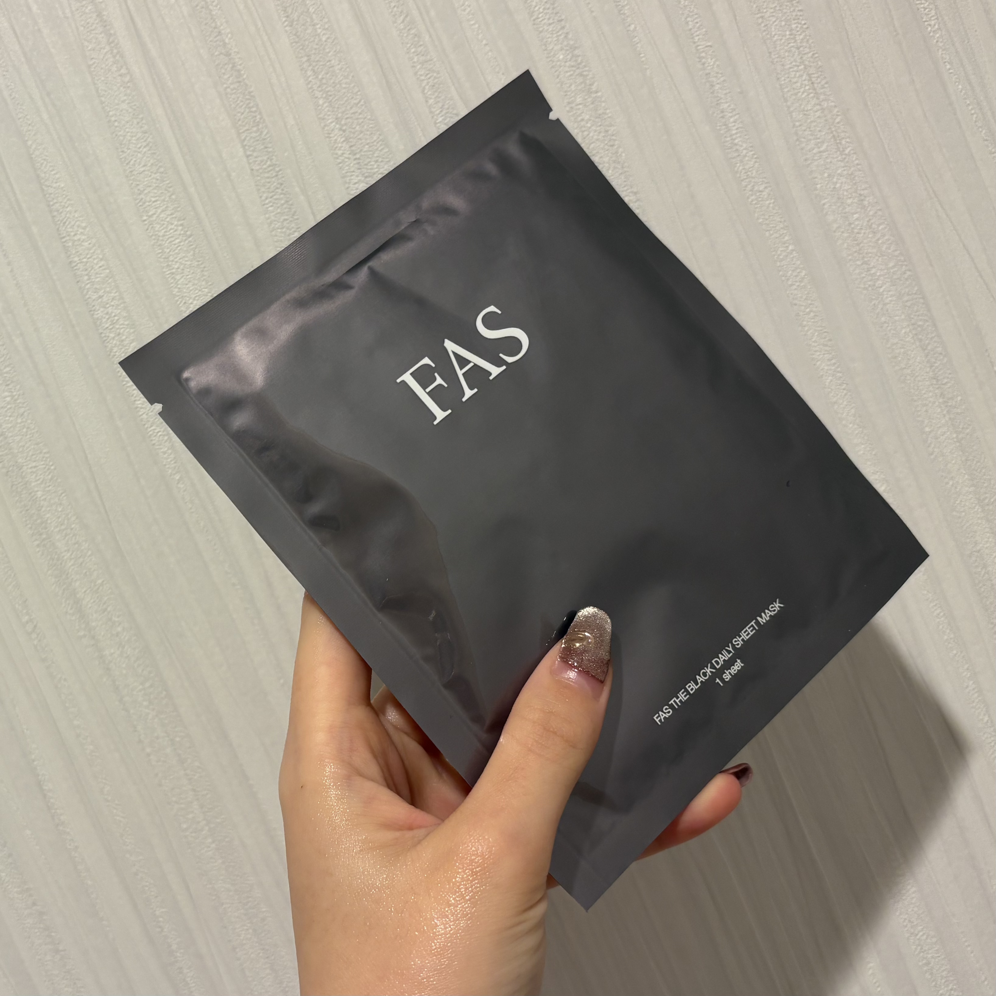 FAS ザ ブラック デイリー シートマスク/FAS/シートマスク・パックを使ったクチコミ（1枚目）
