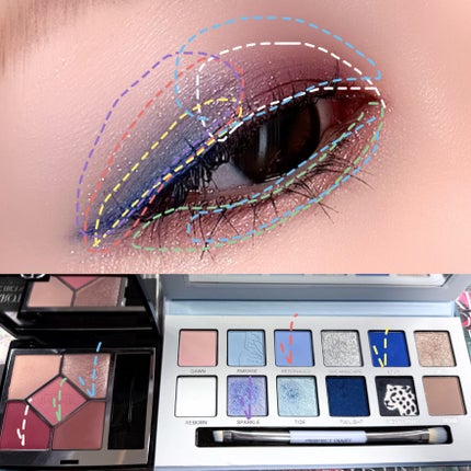 エクスプローラ12色 動物アイシャドウパレット/PERFECT DIARY/アイシャドウパレットを使ったクチコミ(4枚目)