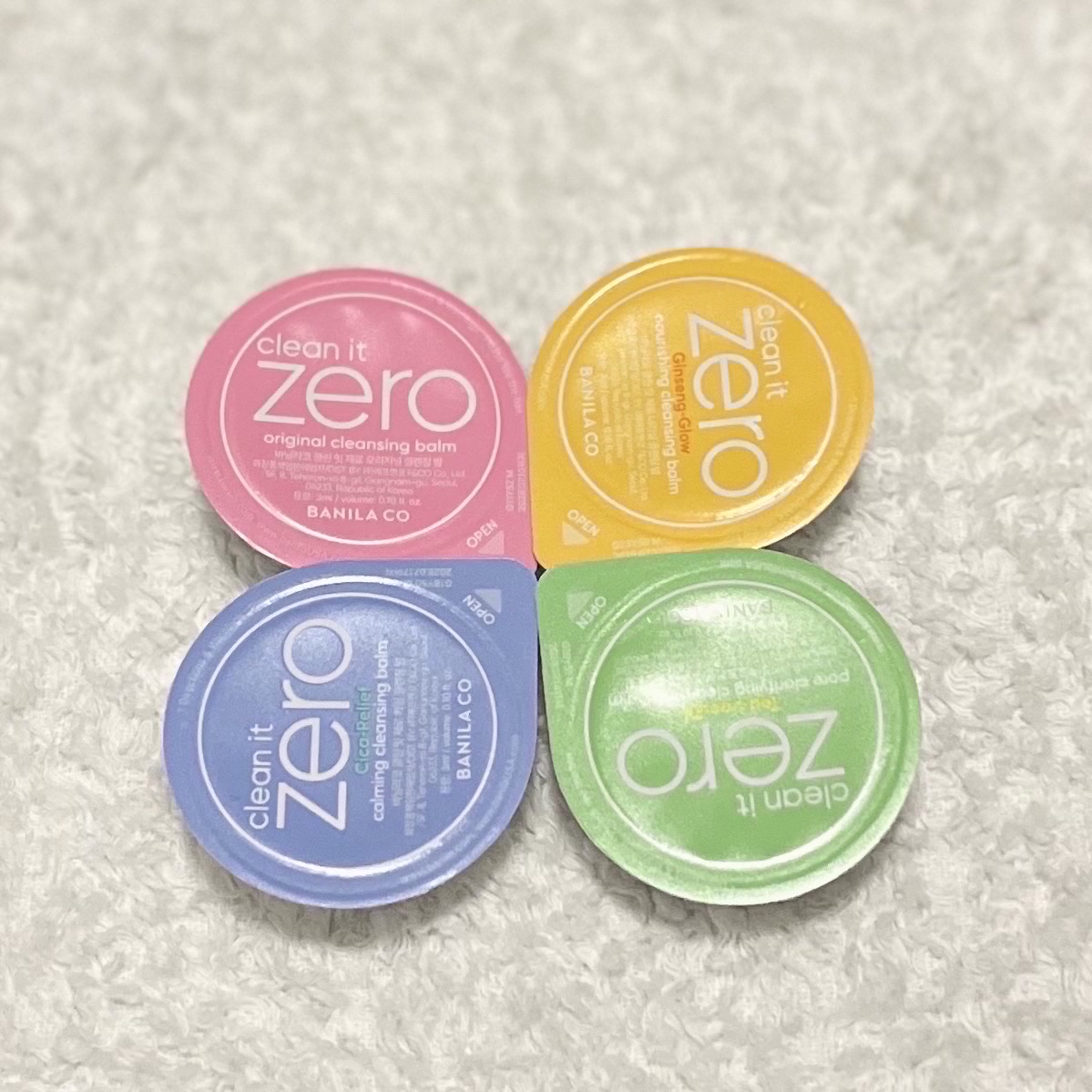 バニラコクレンジングバーム ディスカバリーキット/BANILA CO/その他キットセットを使ったクチコミ（2枚目）