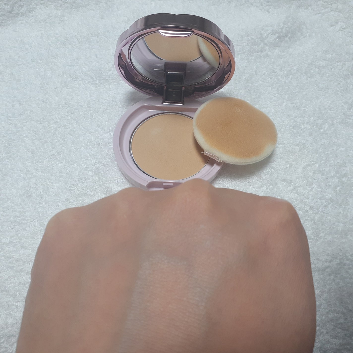 マシュマロフィニッシュパウダー/キャンメイク/プレストパウダーを使ったクチコミ(4枚目)