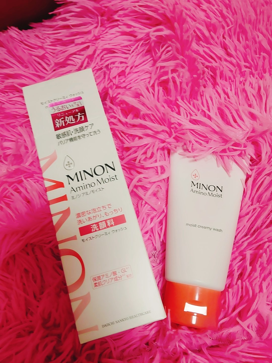 アミノモイスト モイストクリーミィ ウォッシュ/ミノン/洗顔フォームを使ったクチコミ（1枚目）