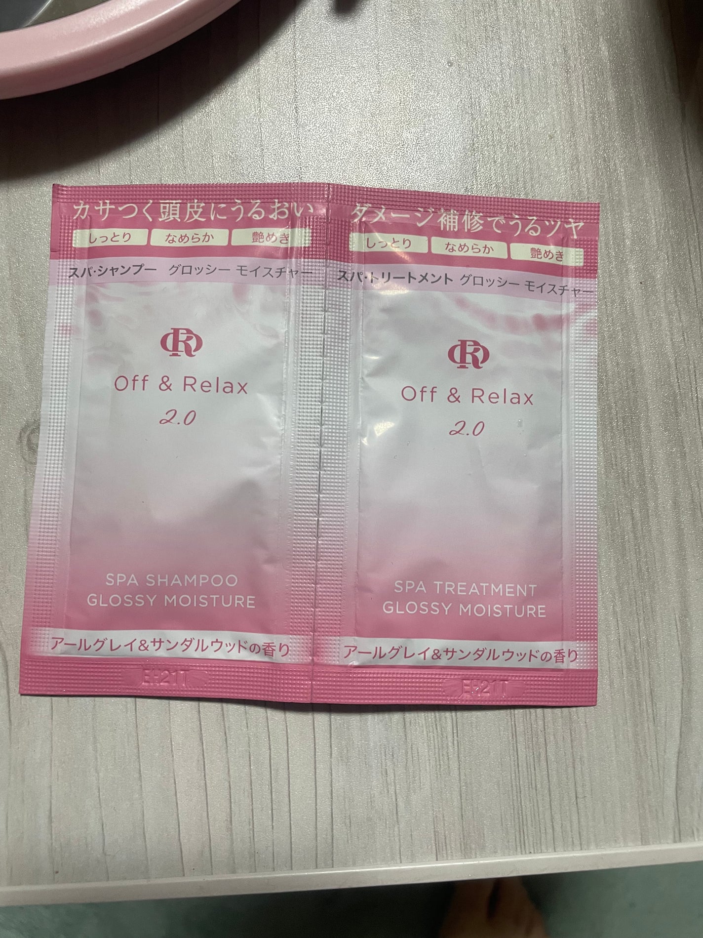 OR スパ・シャンプー グロッシーモイスチャー/トリートメント グロッシーモイスチャー/Off&Relax/市販シャンプーを使ったクチコミ(1枚目)