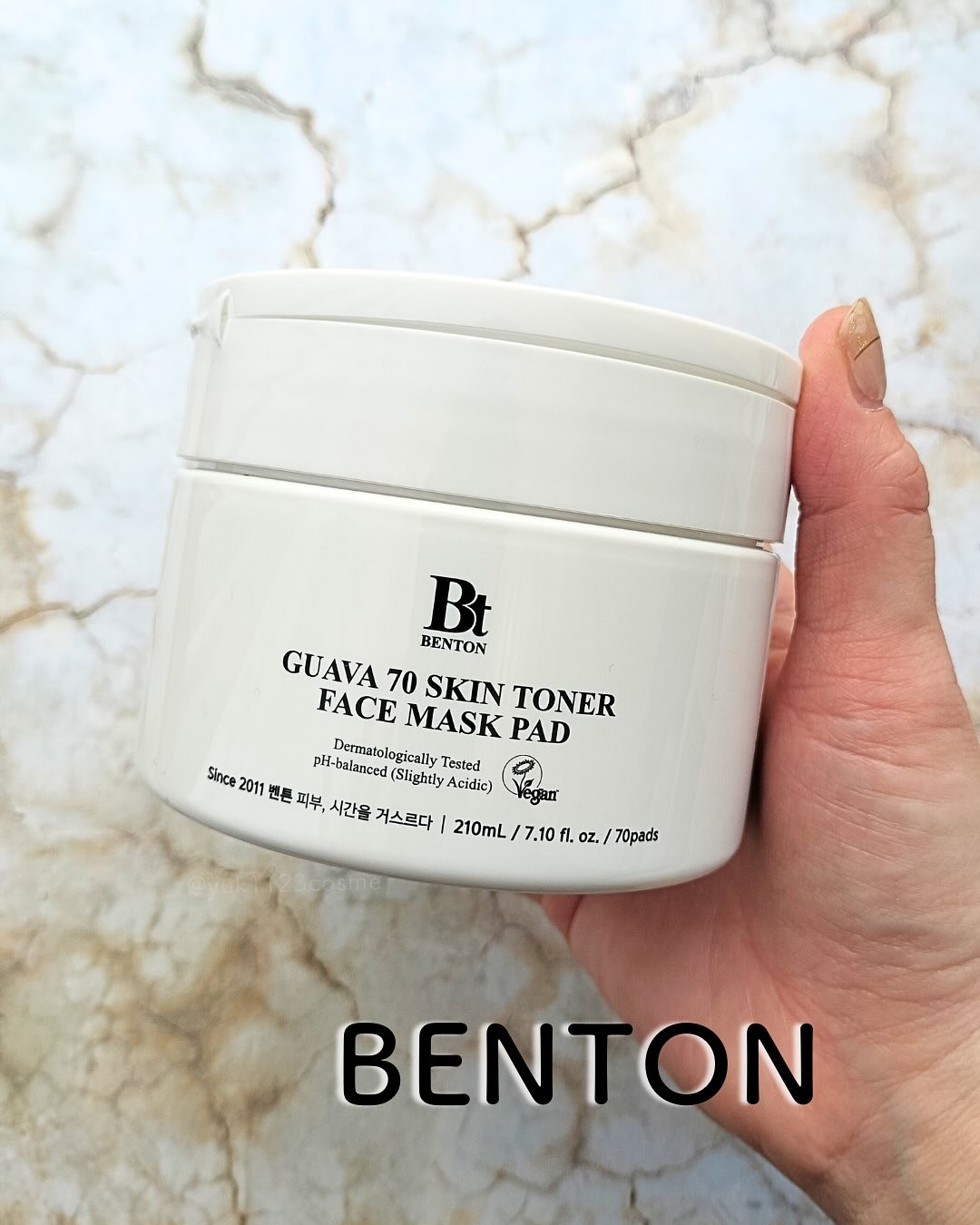 グアバ 70スキントナーパッド /BENTON/トナーパッドを使ったクチコミ（1枚目）