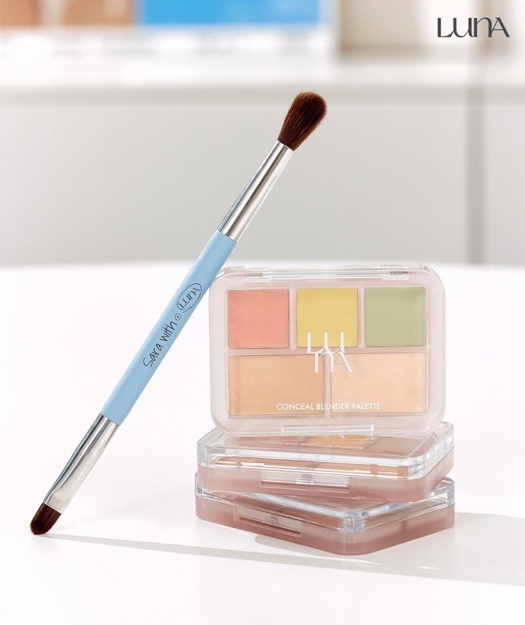 コンシールブレンダーパレット/LUNA/パレットコンシーラーを使ったクチコミ（2枚目）