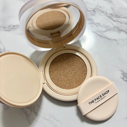 インクラスティングクッションファンデーション/THE FACE SHOP/クッションファンデーションを使ったクチコミ(3枚目)