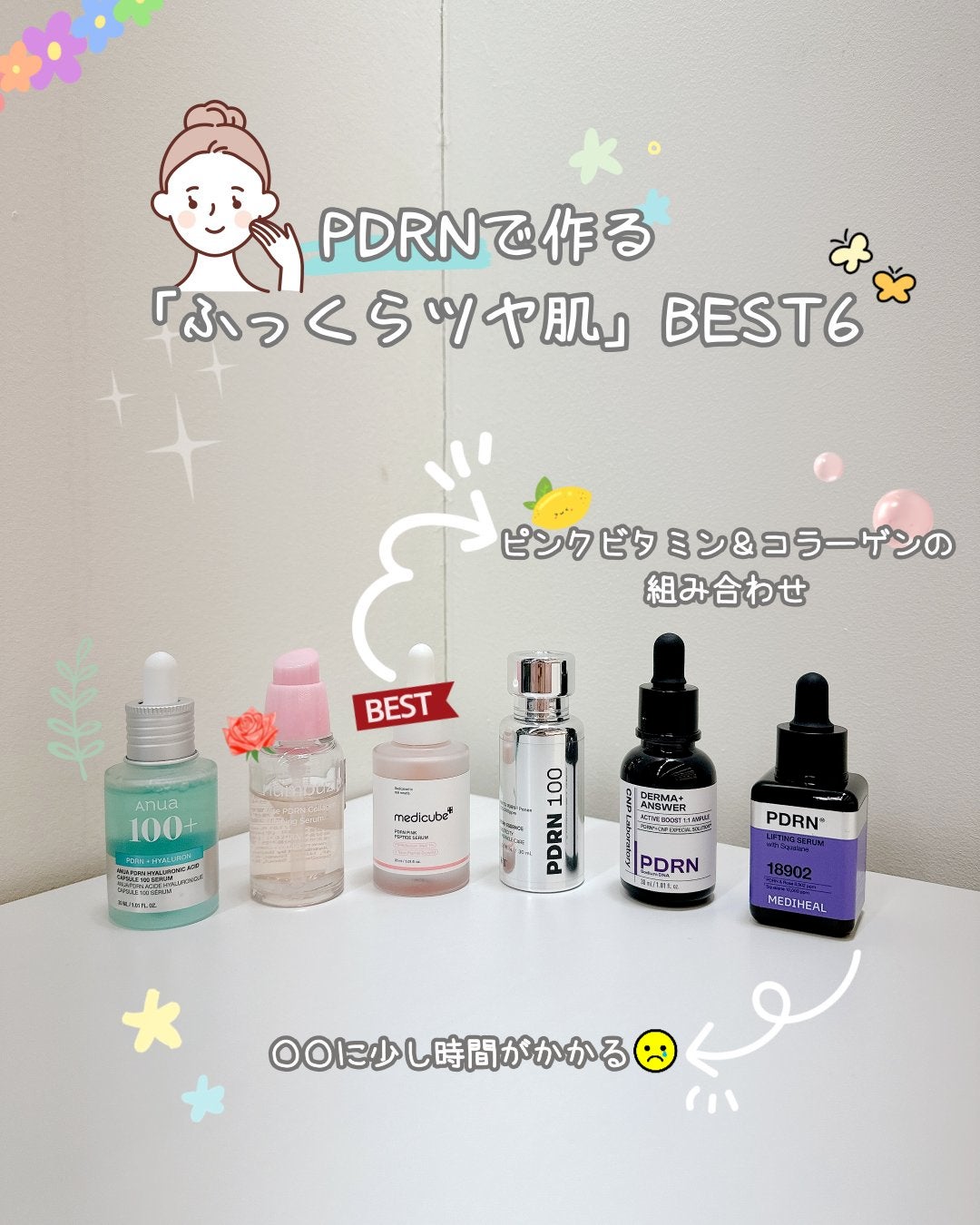 PDRNピンクアンプル PDRN 10,000ppm配合/MEDICUBE/美容液を使ったクチコミ(1枚目)