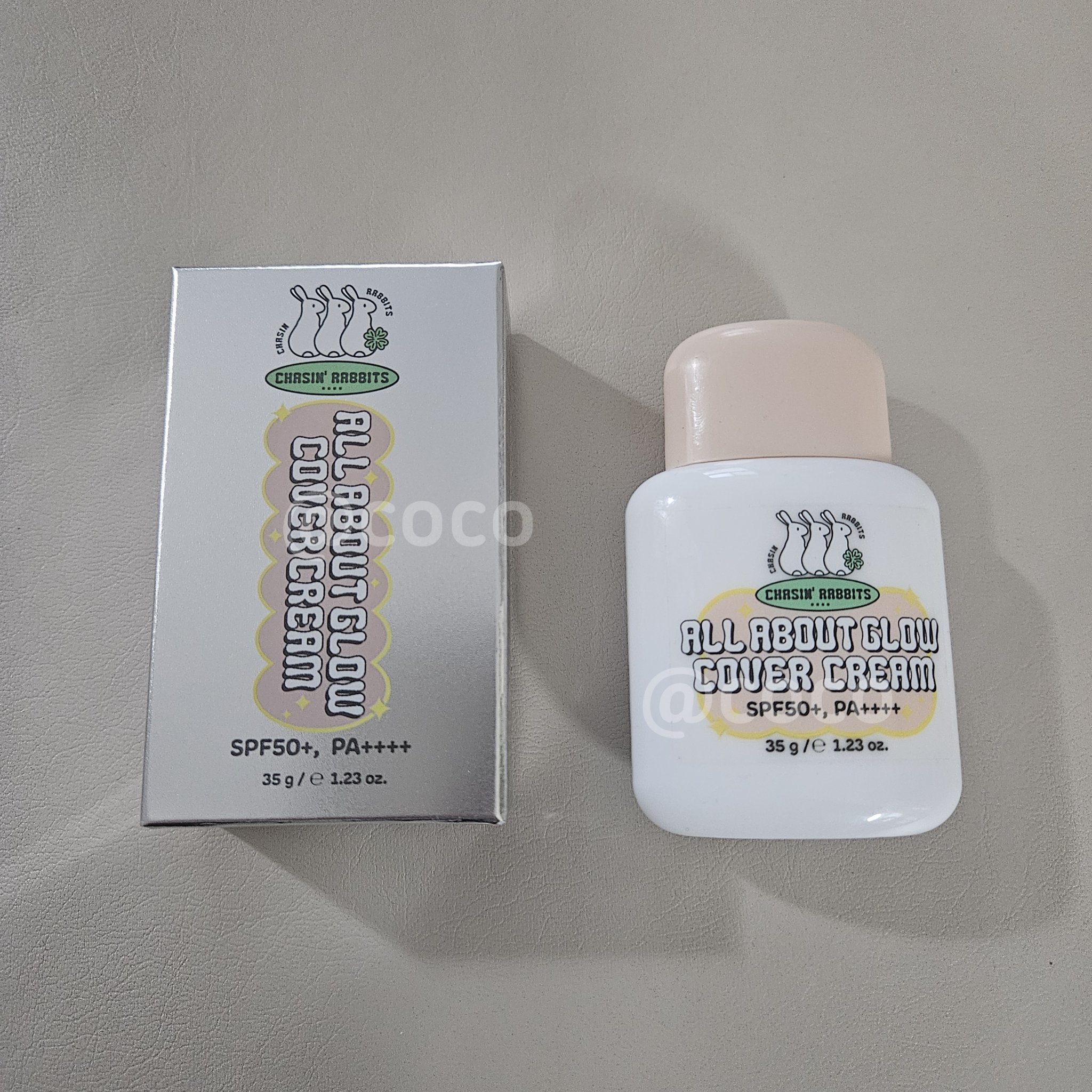 オールアバウトグロウカバークリーム/CHASIN'RABBITS/日焼け止めクリームを使ったクチコミ（1枚目）