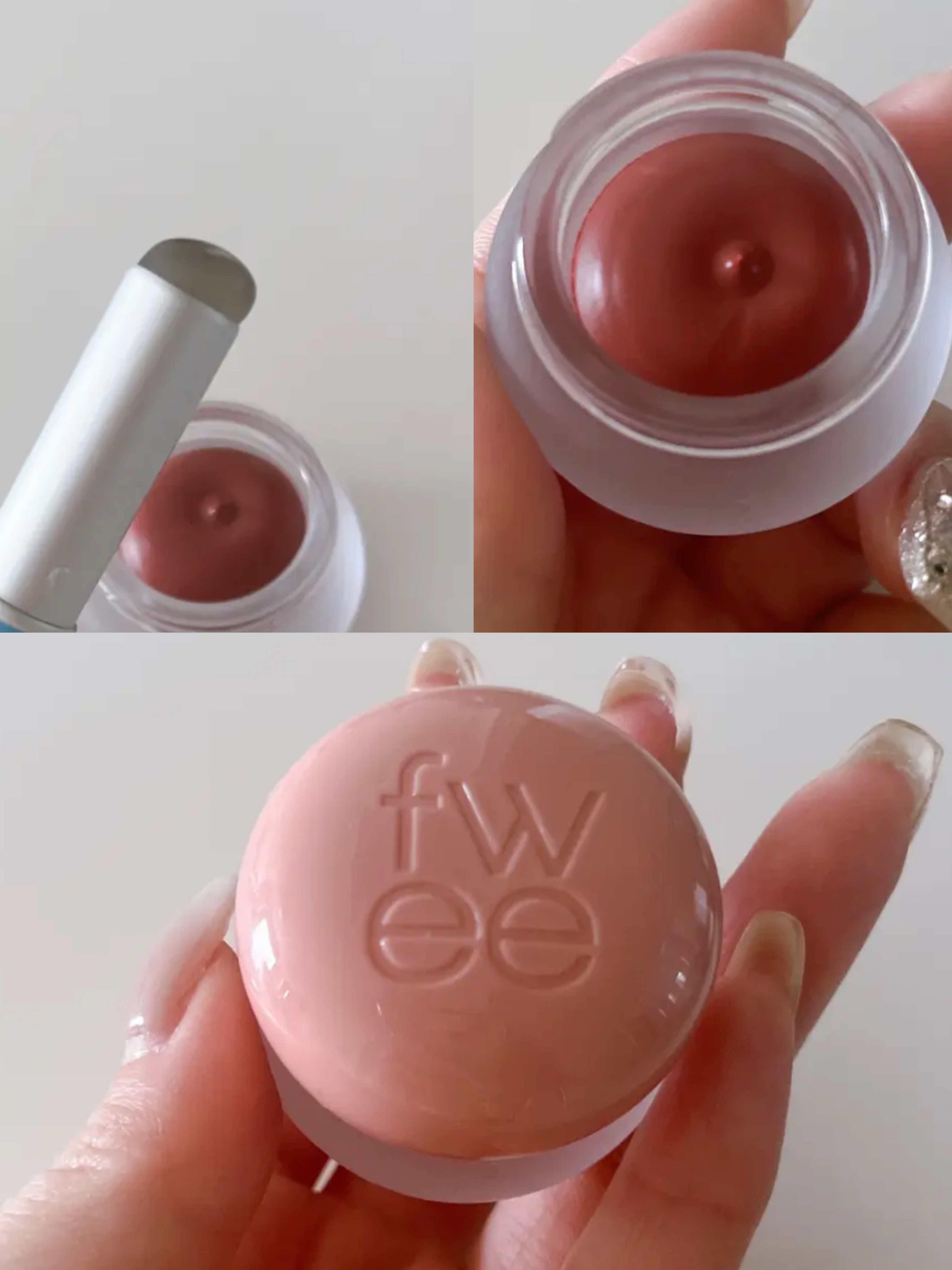 リップアンドチーク ブラーリープリンポット ND04 マイ/fwee/口紅を使ったクチコミ（1枚目）