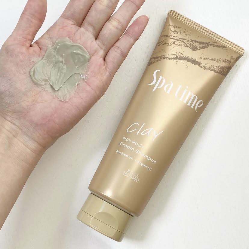 スパタイム クリームシャンプー （リッチモイスト）/Spa time/市販シャンプーを使ったクチコミ（3枚目）