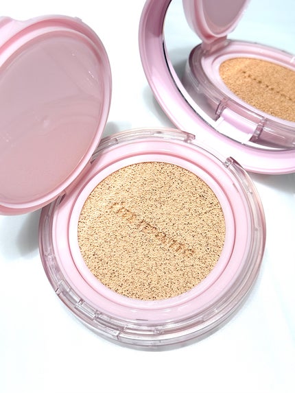 ワンダーベルベットラスティングクッション/i’m meme/クッションファンデーションを使ったクチコミ(7枚目)