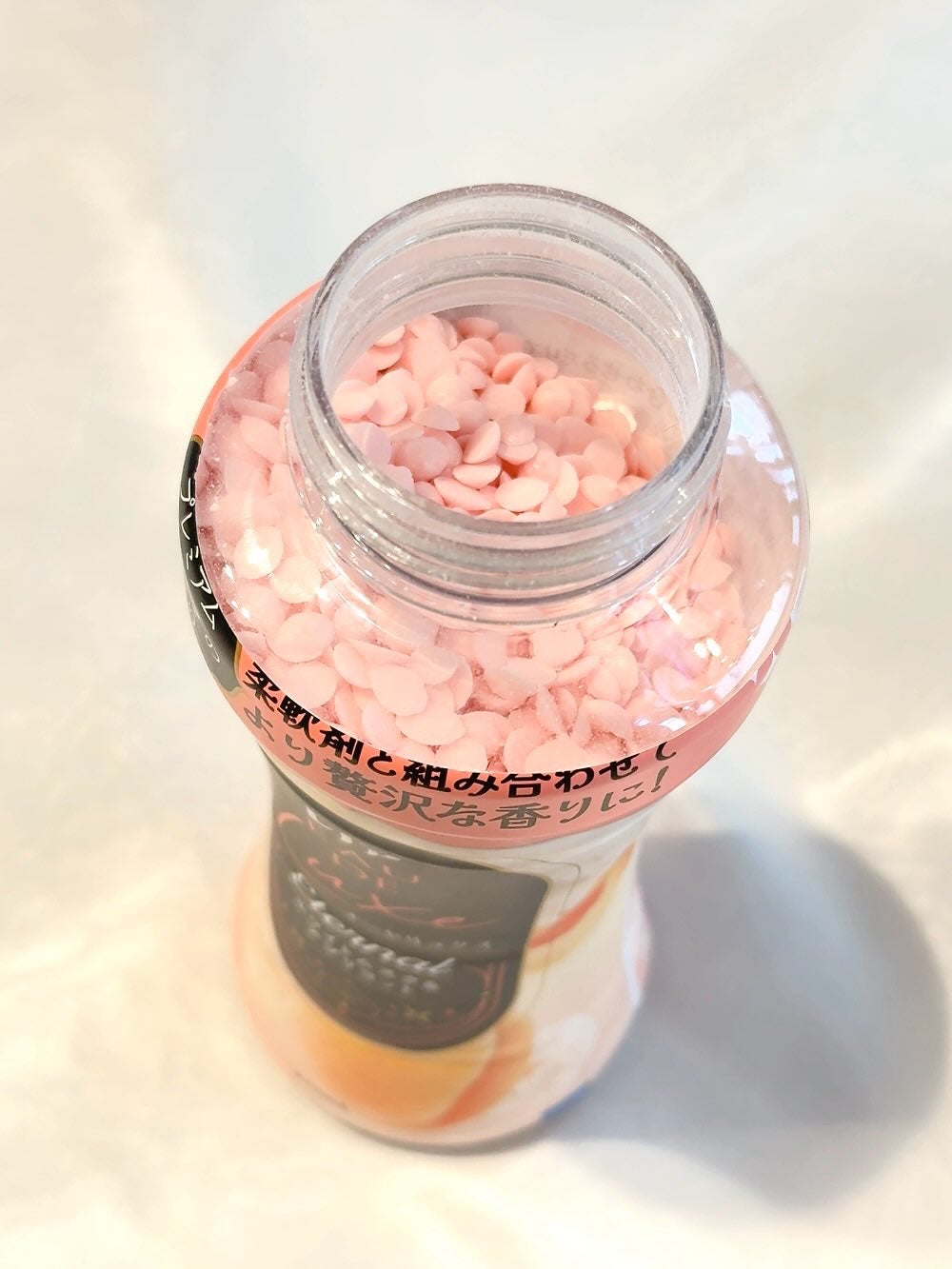 レノアオードリュクスビーズ ホワイトムスク&アプリコット/レノア/柔軟剤を使ったクチコミ(3枚目)