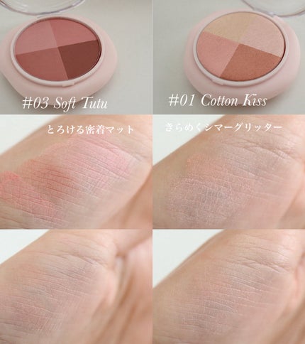 マルチクアッドシャドウ/dasique/パウダーアイシャドウを使ったクチコミ(2枚目)