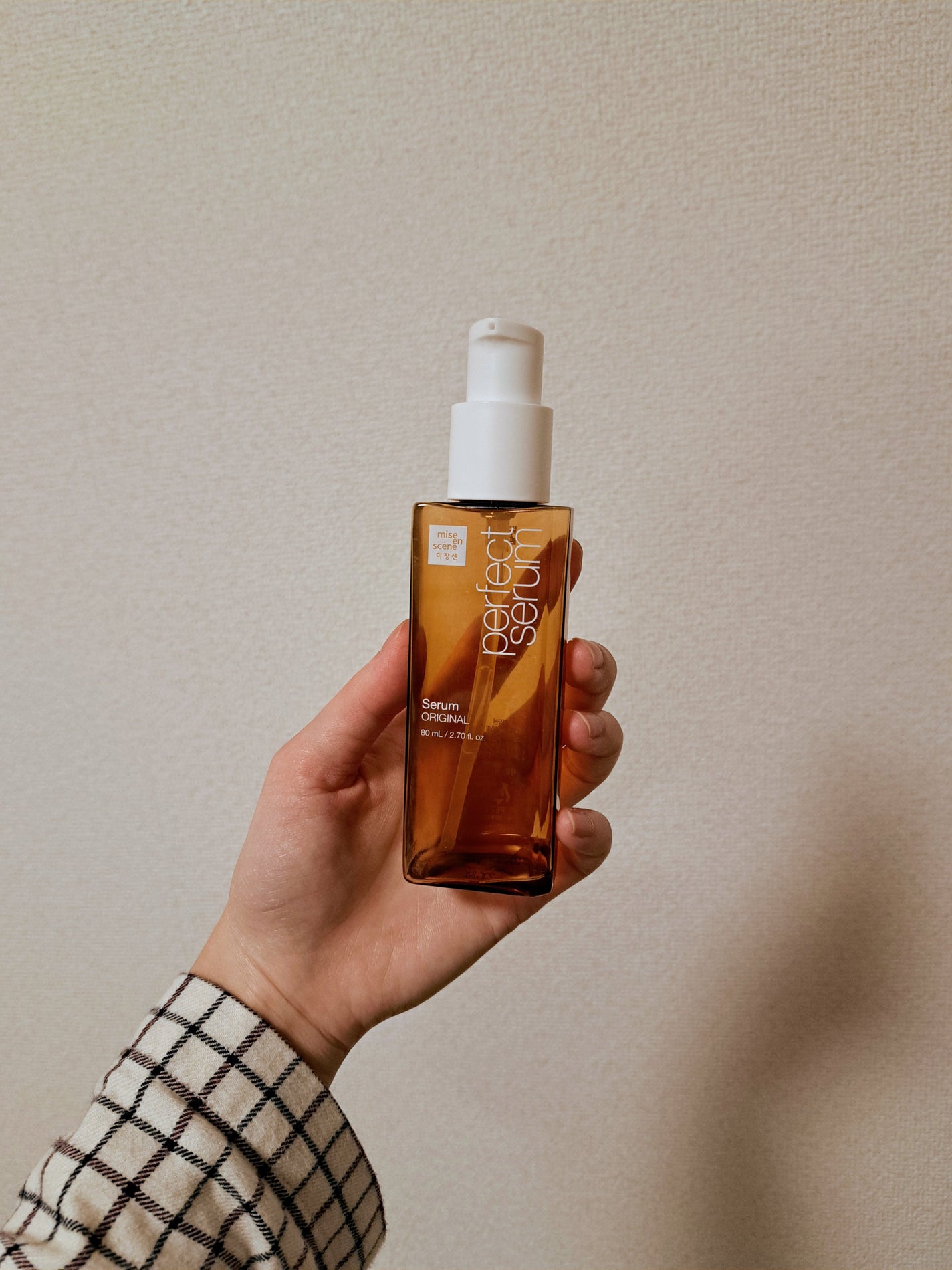 パーフェクトセラム オリジナルセラム/miseenscene/アウトバストリートメントを使ったクチコミ(1枚目)
