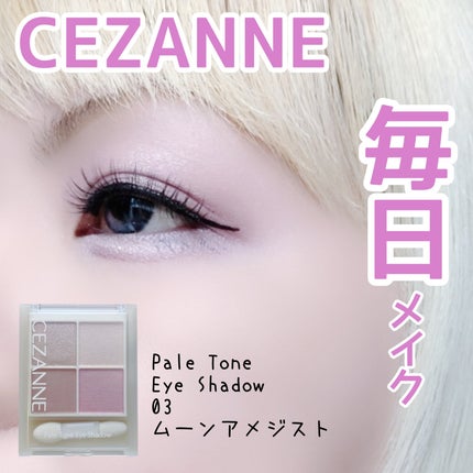 ペールトーンアイシャドウ/CEZANNE/アイシャドウを使ったクチコミ(1枚目)