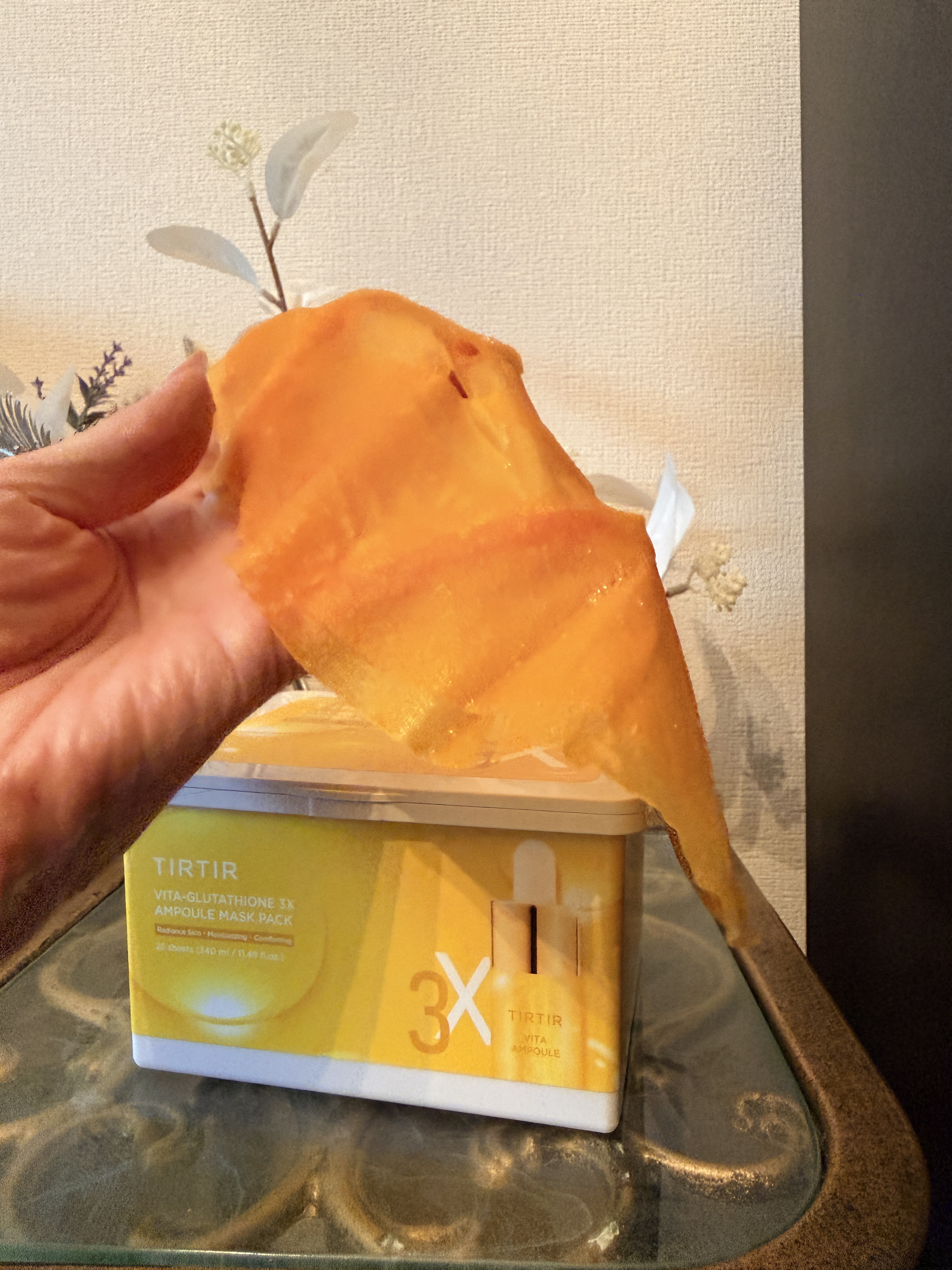 ビタ‐グルタチオン スリーエックス アンプルマスク/TRTR/シートマスク・パックを使ったクチコミ（3枚目）
