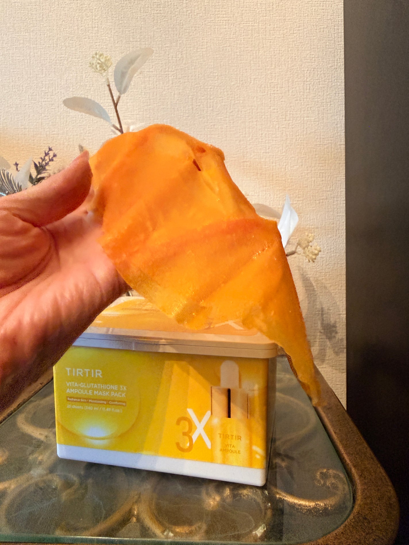 ビタ‐グルタチオン スリーエックス アンプルマスク/TRTR/シートマスク・パックを使ったクチコミ(3枚目)