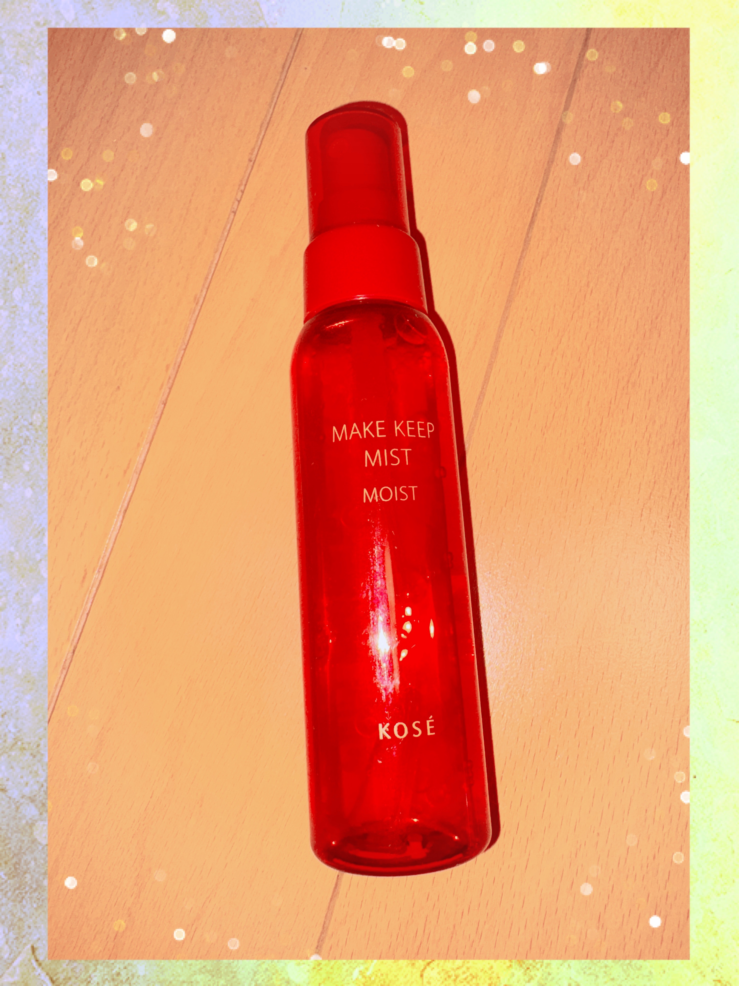 メイク キープ ミスト EX + モイスト TEA/コーセーコスメニエンス/フィックスミストを使ったクチコミ（1枚目）