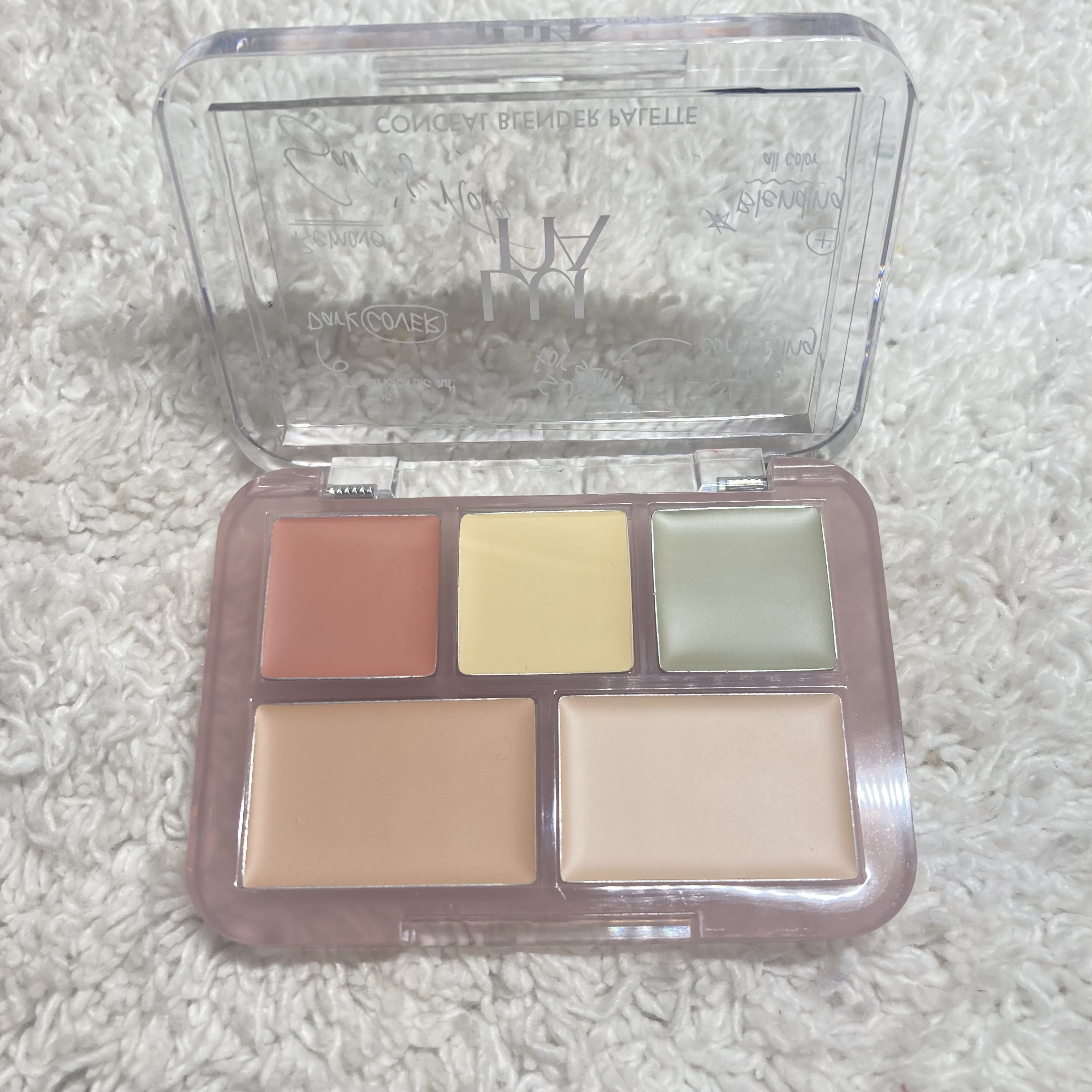 コンシールブレンダーパレット/LUNA/パレットコンシーラーを使ったクチコミ（2枚目）