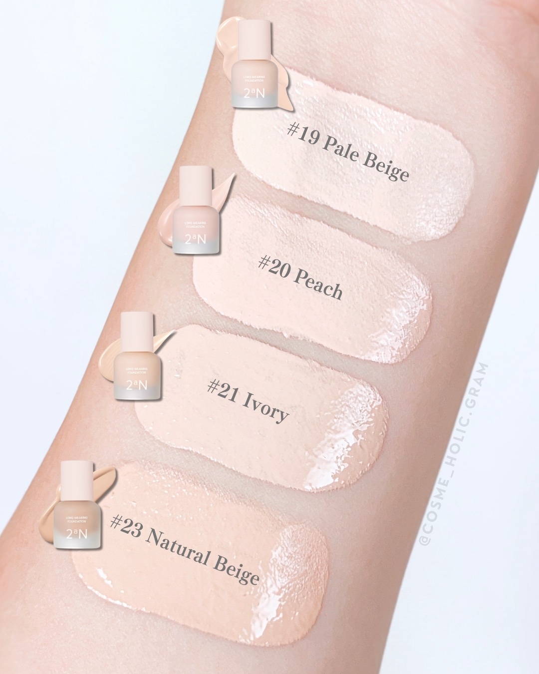 ロングウェアリング ファンデーション ミニ/2aN/リキッドファンデーションを使ったクチコミ（3枚目）